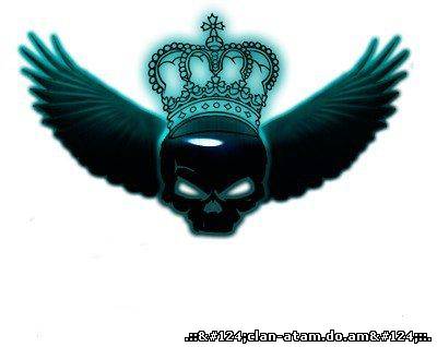 Череп с крыльями